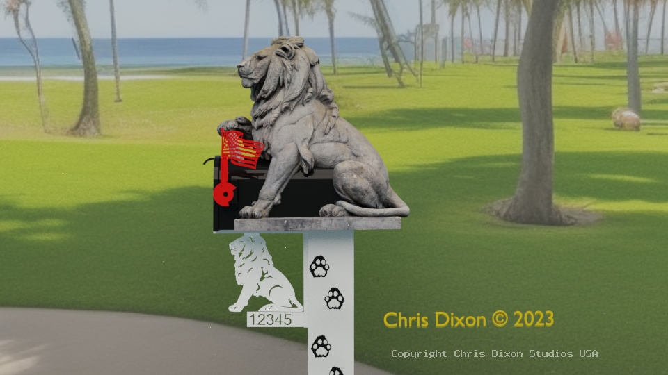 Lion Mailbox V1
